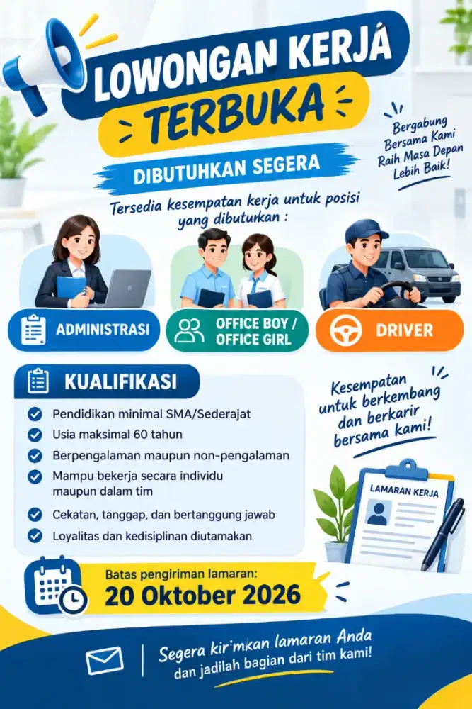 Lowongan terbuka