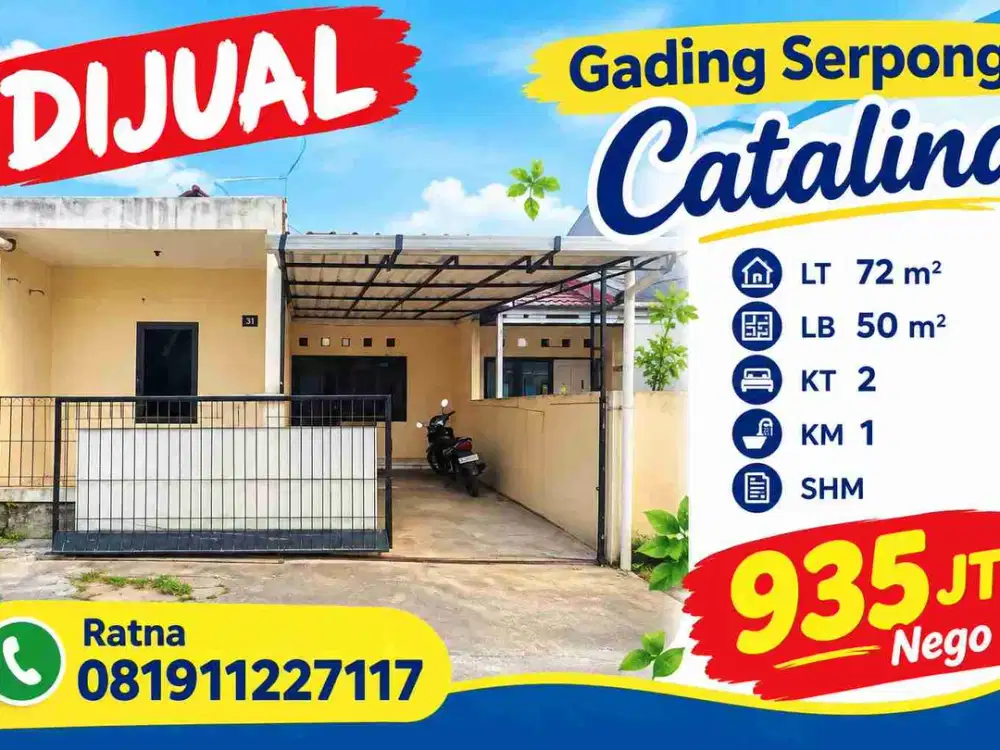 rumah gading serpong catalina