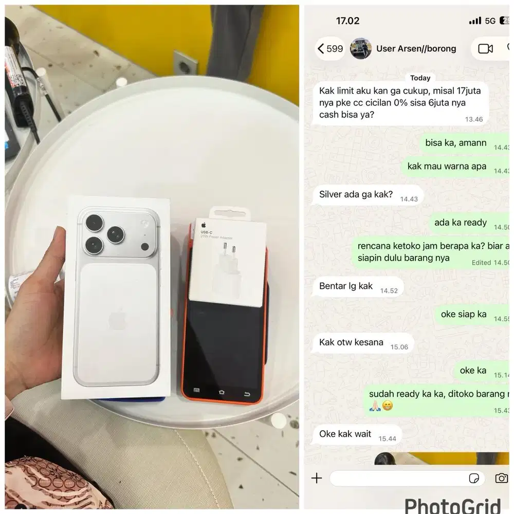 iphone 17 pro kredit 0% tanpa dp cicilan 24bln