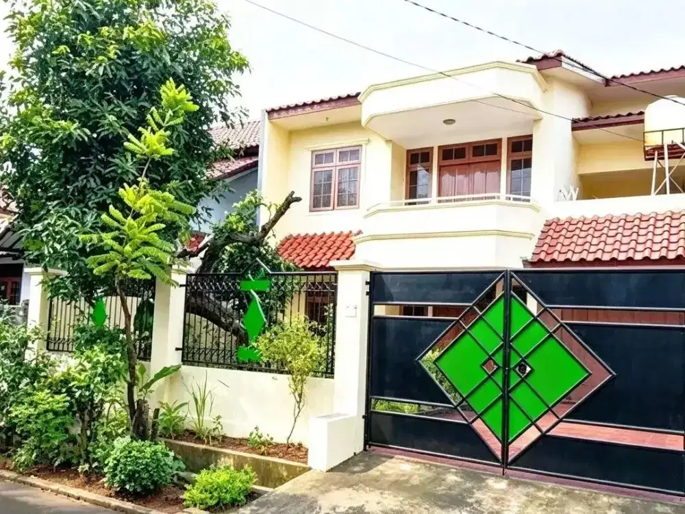 DIJUAL RUMAH MEWAH 2 LANTAI DALAM CLUSTER PONDOK KELAPA JAKARTA TIMUR | NYAMAN & AMAN
