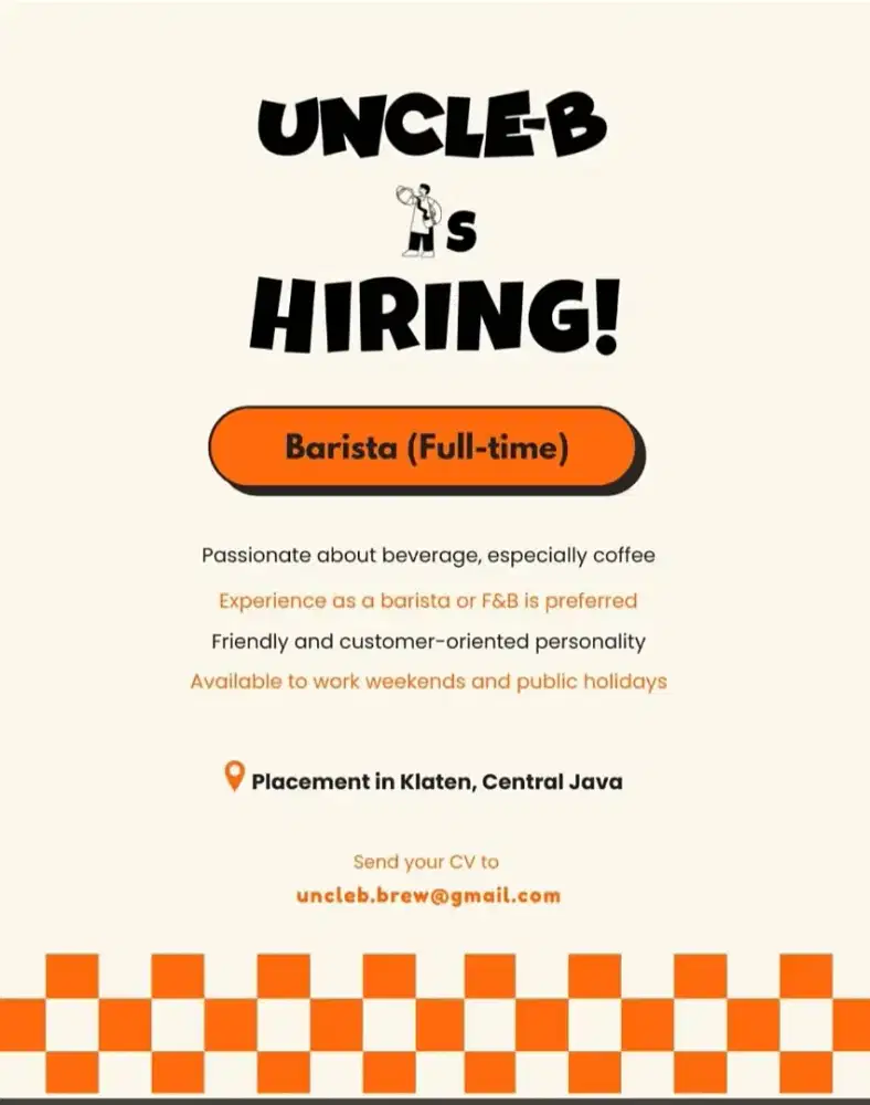 lowongan kerja Barista