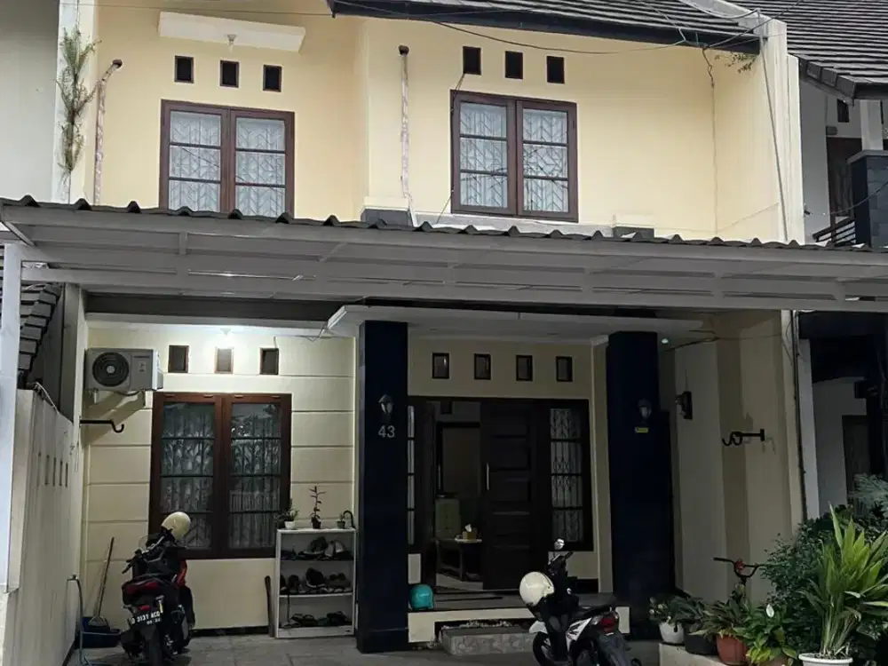 Rumah Cluster Minimalis Furnished di Sayap Jl.terusan Jakarta Antapani Akses cepat ke Arcamanik Cisaranten Bandung