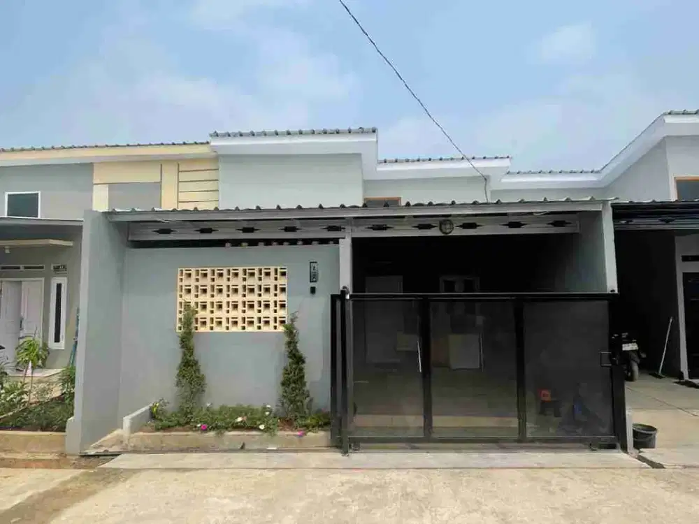 Rumah Modern Bisa Custom Layout dalemnya. Akses stasiun KRL Daru