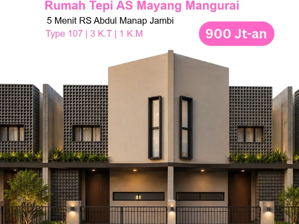 Jual Rumah Tepi AS Mayang Mangurai