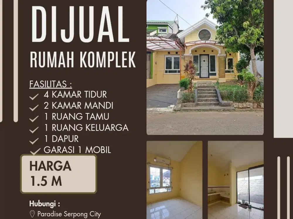 Dijual Rumah Komplek di BSD