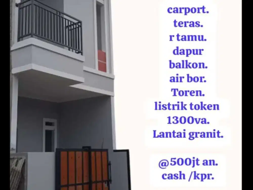 Rumah 2 Lantai Siap Bangun Dijakarta Timur