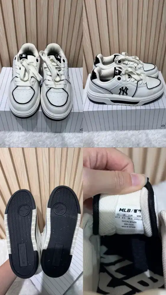 Sepatu MLB Cewek Baru 2x Pakai Kondisi 98%