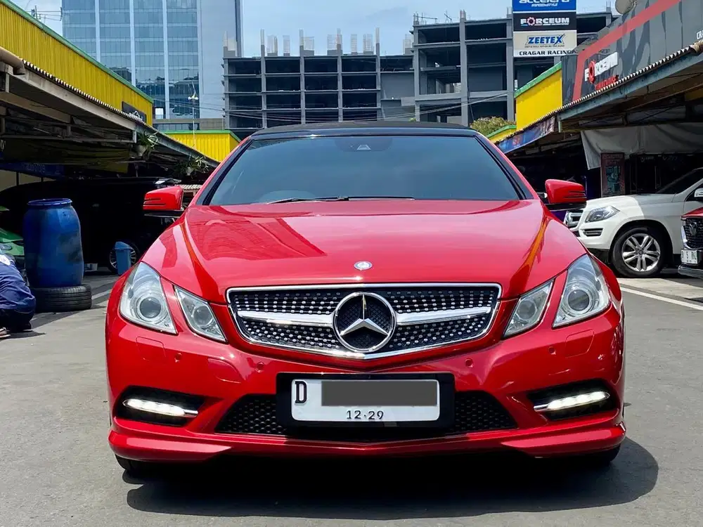 MERCY E250 CABRIOLET 2013 MERAH