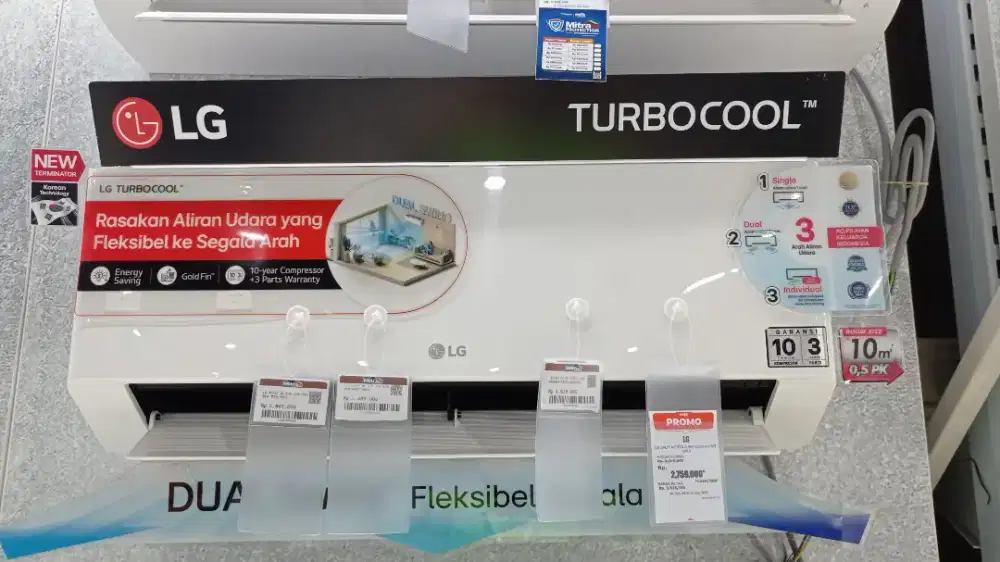 LG SPLIT AC STD 0.5PK PIPA + BRACKET, BISA CICILAN PAKAI INDODANA