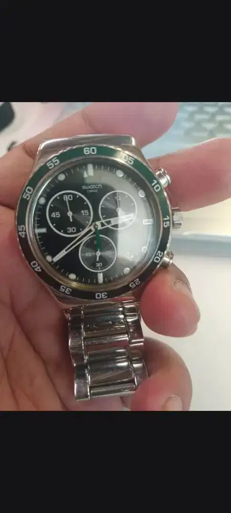 DIJUAL MURAH JAM SWATCH IRONY CHORONOGRAPH