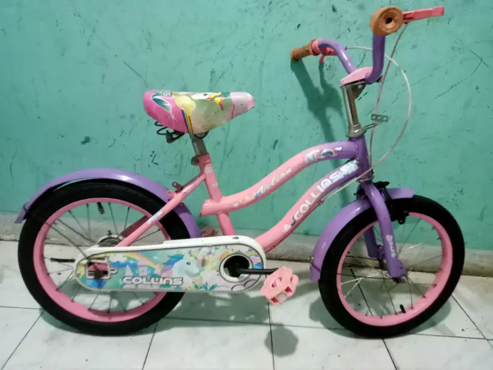 Dijual sepeda mini merk COLLINS ring 16 kondisi msih bagus Kker normal