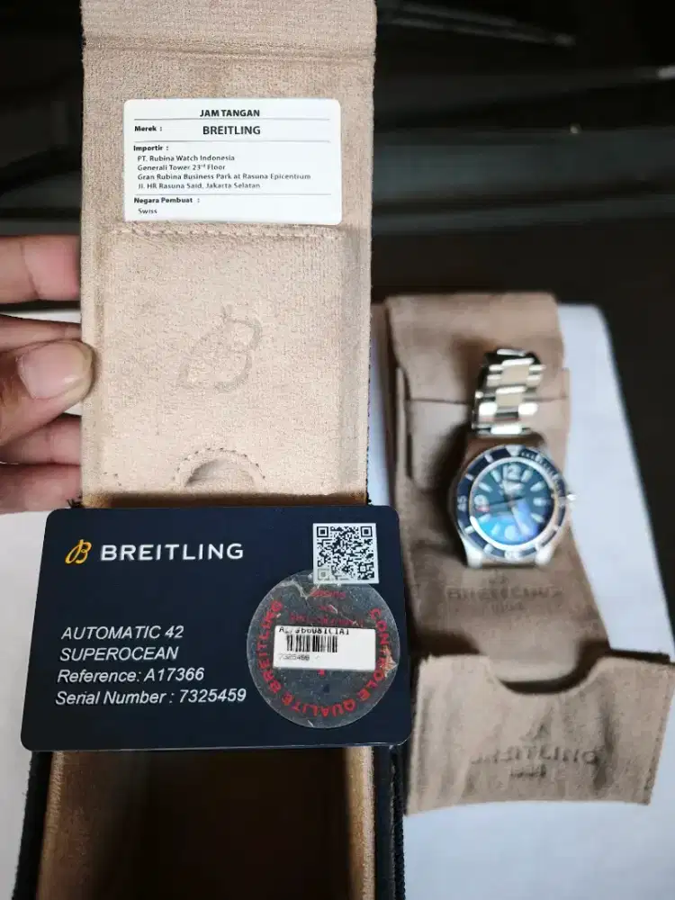Breitling Superocean 42 Blue Fullset