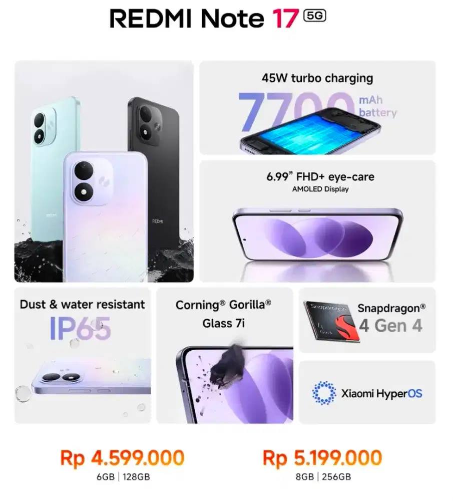 Redmi Note 17 4G 6.256