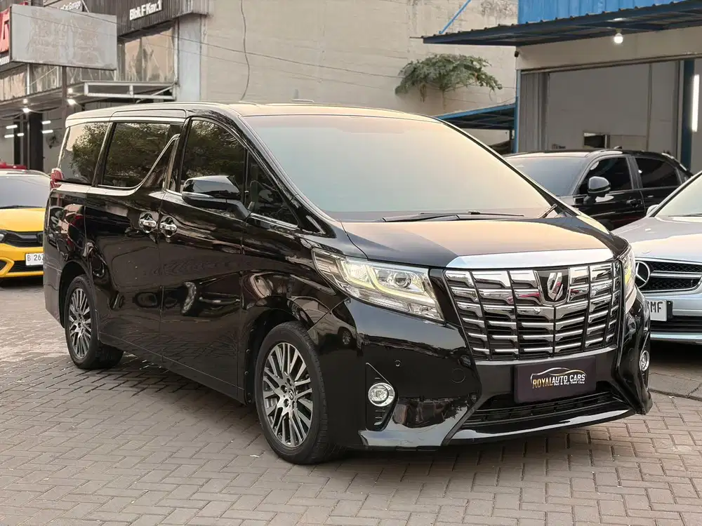 LOWKM SERVICE RECORD! Toyota Alphard 2.5 G ATPM 2015 MOBIL SIAP PAKAI