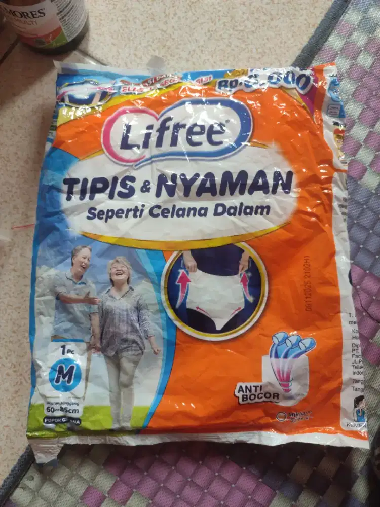 jual pampers baru bt lansia size M