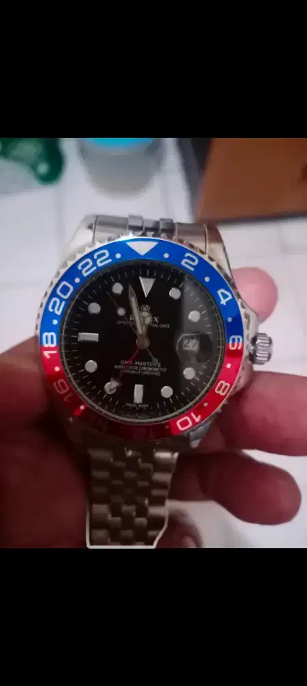 Jual jam rolex pepsi,otomatis
