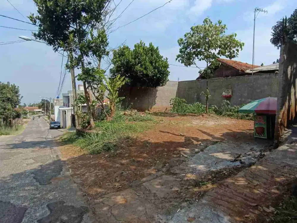 Dijual Tanah kavling samping jln Desa di cibiru wetan