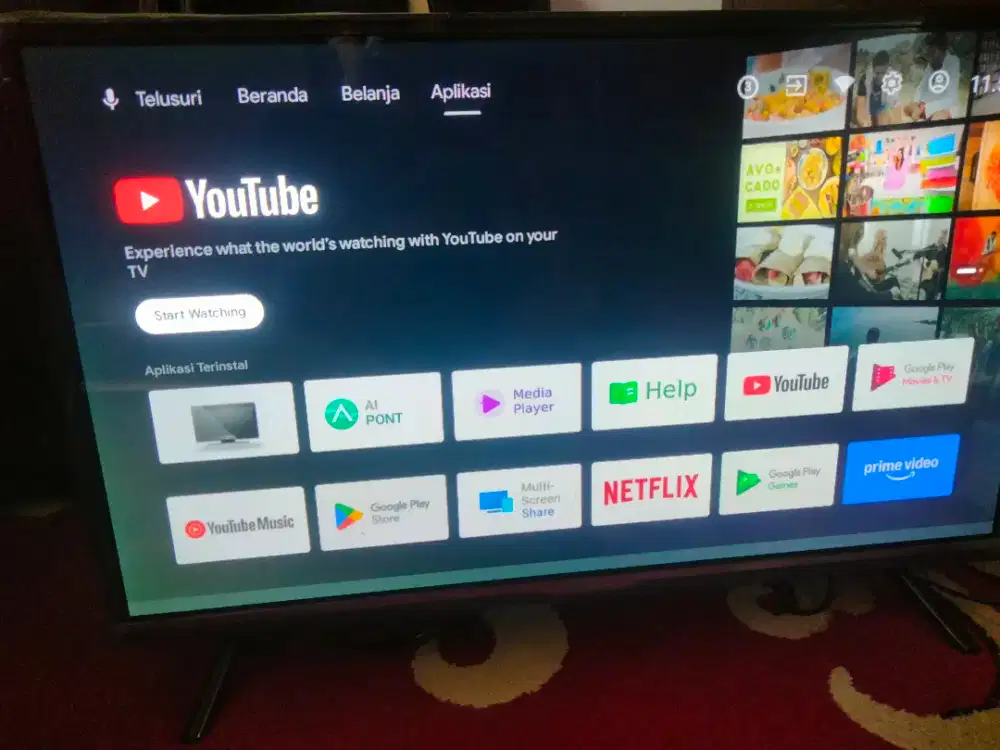 TV LED 32 CHANGHONG ANDROID SMART DIGITAL NORMAL REMOT ADA