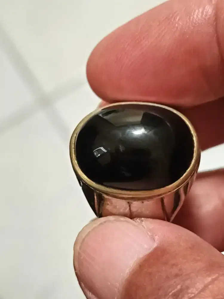 Jual batu akik kelor udah kristal warna hitam