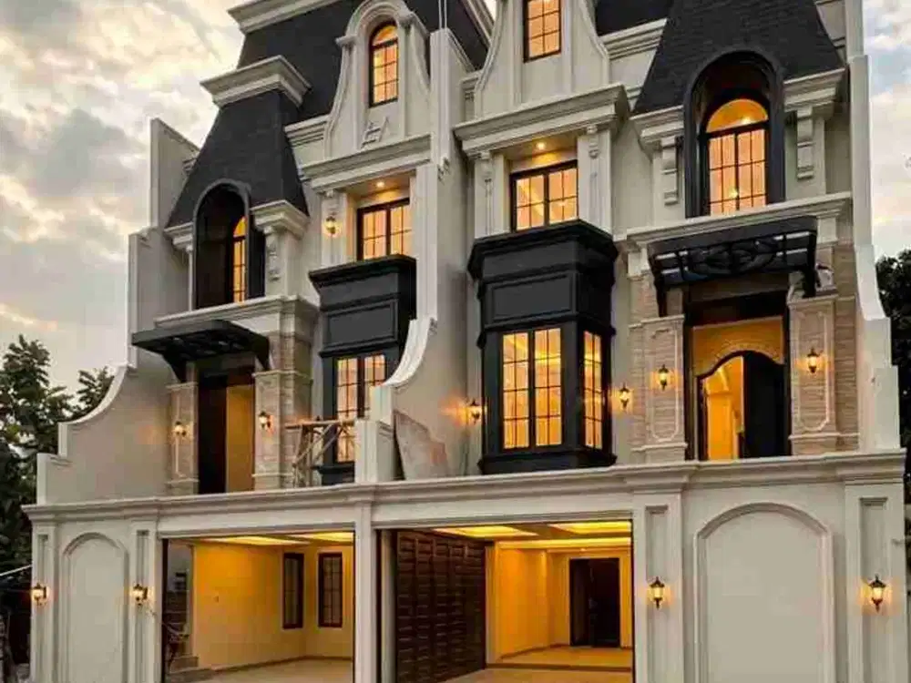 Rumah baru mewah american classic dalam komplek dekat Tol desari andara