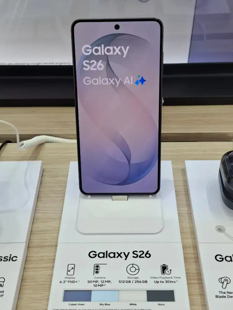 Samsung S26 5G 12/256gb FREE budscore