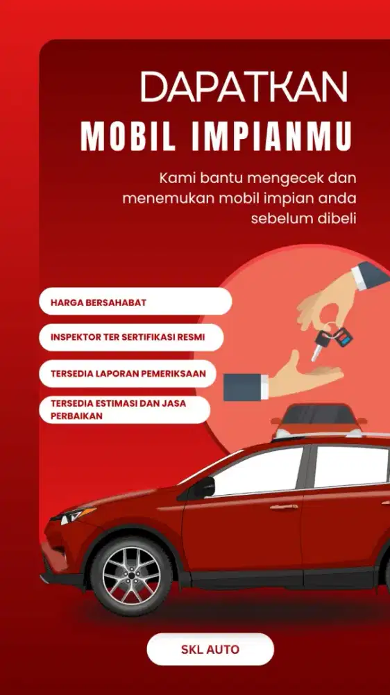 Inspeksi mobil bekas. Jasa inspeksi mobil bekas