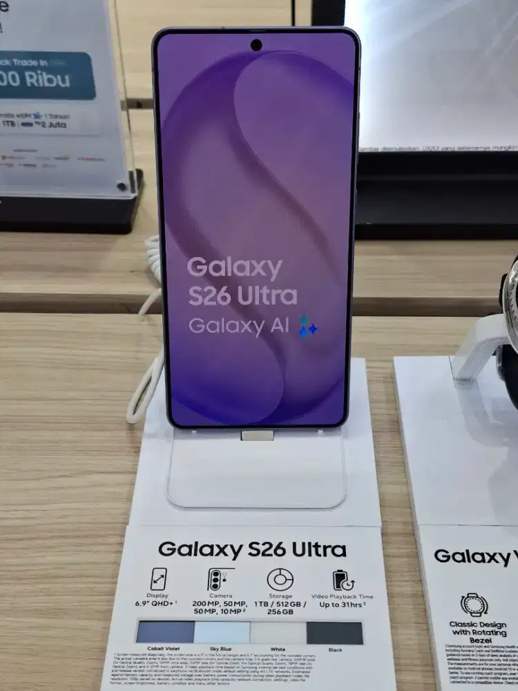 Samsung S26 Ultra 5G 12/256gb Free Fit 3&Budscore