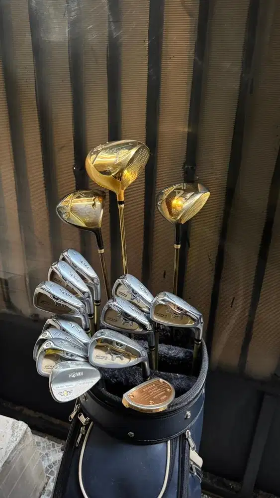 Set stick stik golf Honma original terlengkap siap turun lapangan