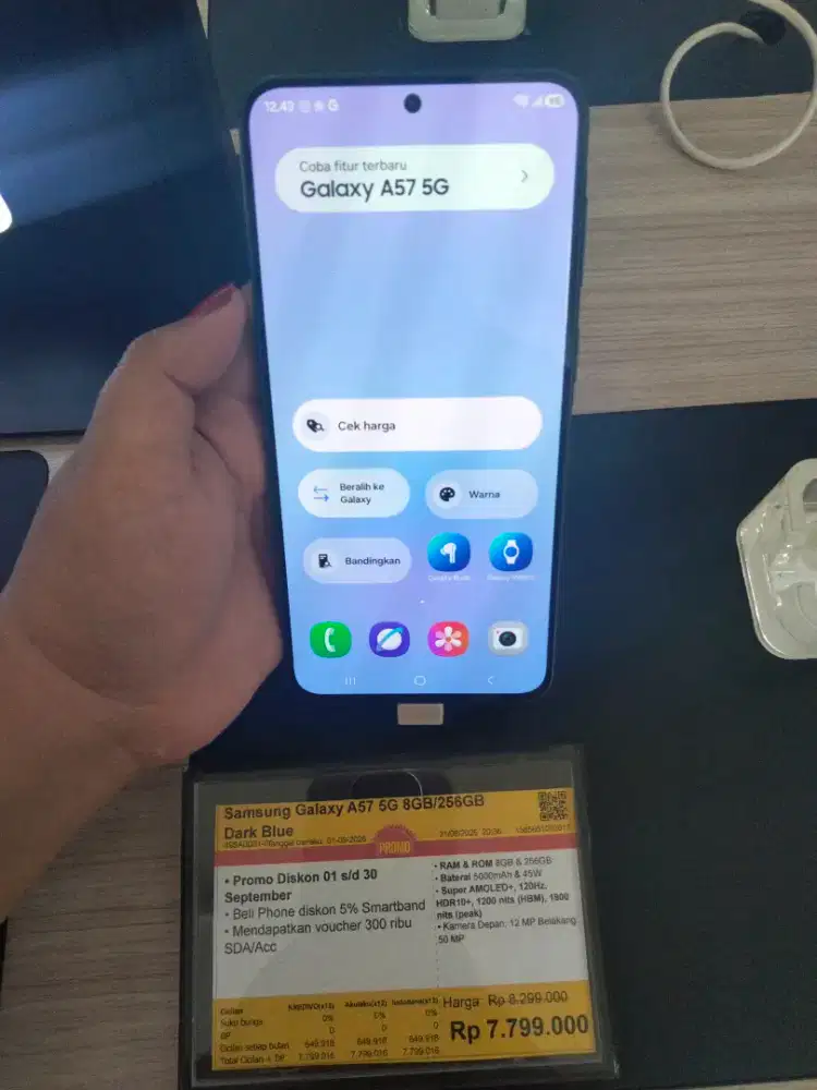 SAMSUNG GALAXY A58 8/256GB BISA CICILAN PAKAI HOMECREDIT