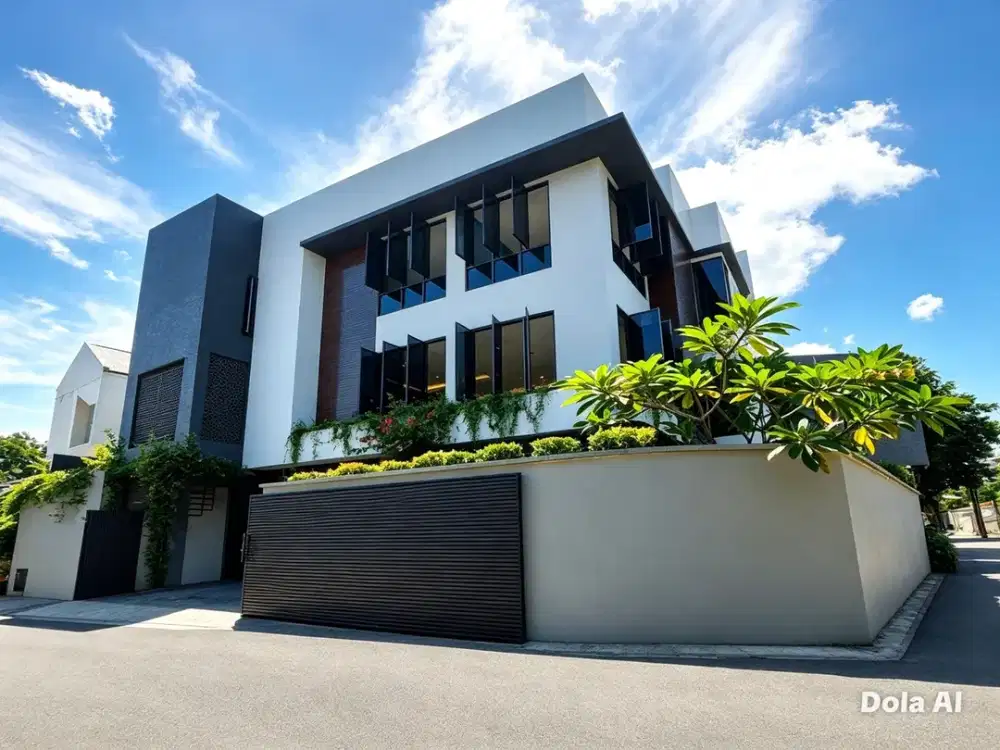 Rumah Mewah Baru Desain Tropical Resort Pejaten Barat