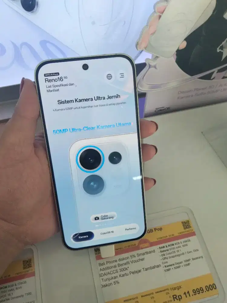 OPPO RENNO 16 BISA CICILAN PAKAI HOMECREDIT