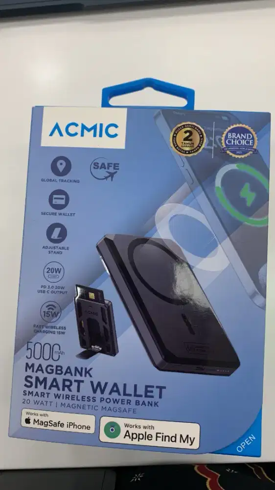 Acmic power bank magnetic magsafe ready di erafone antsari lo gaes