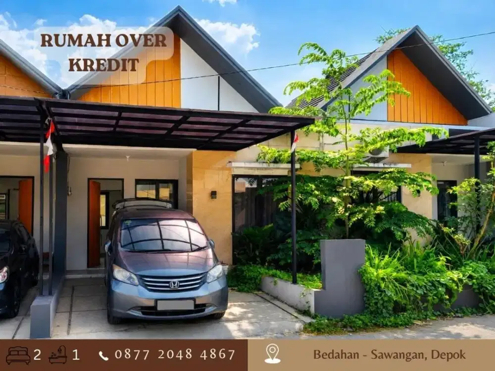 Rumah OVER KREDIT 69JT dekat Tol di Bedahan Sawangan Depok