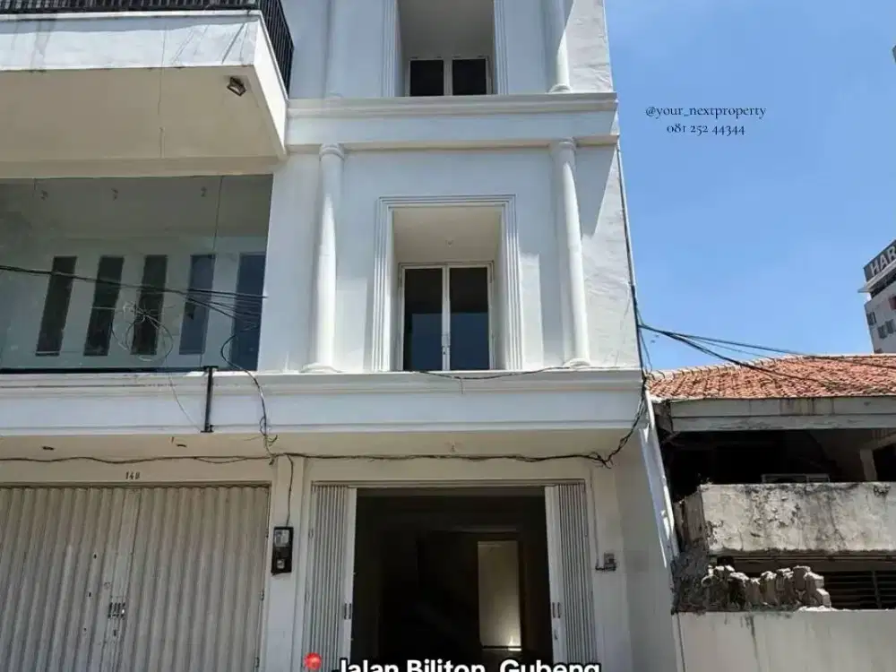 Ruko Siap Pakai Di Poros Jalan Biliton Gubeng Kota Surabaya