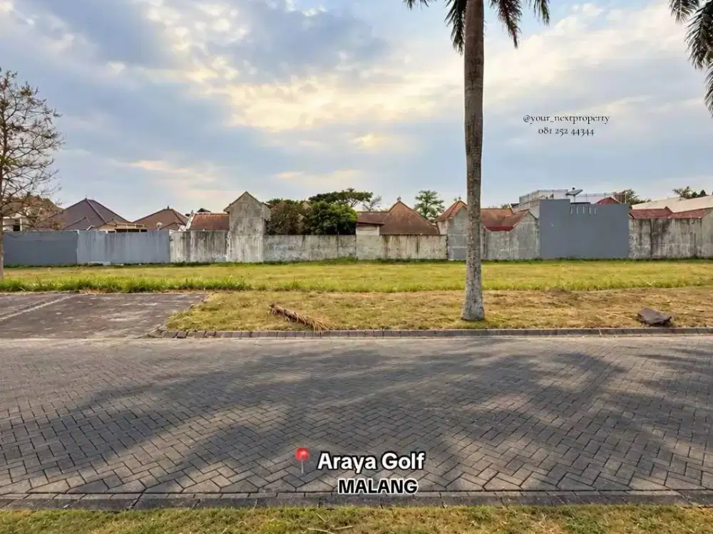 Tanah Kavling di Boulevard Raya Golf Utama Kota Araya Malang