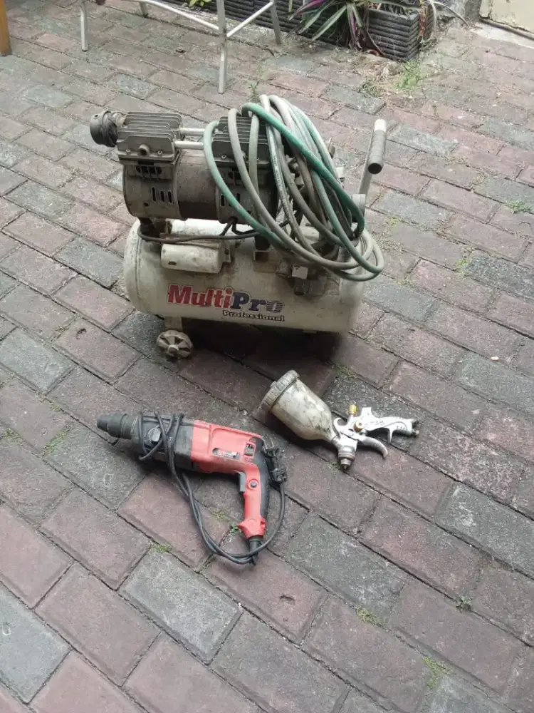 Mesin Compressor 1HP Multipro Kompresor Angin Oil Less