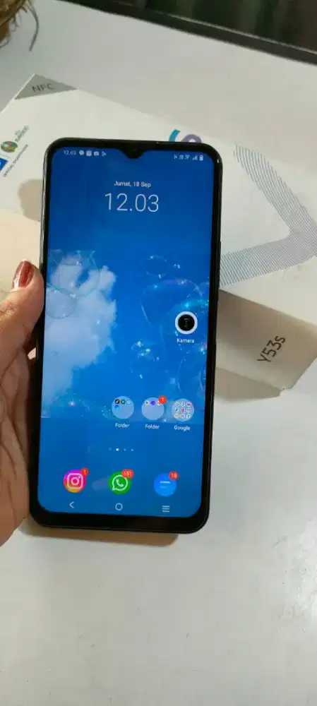 Vivo y53s 8/128 Fullset