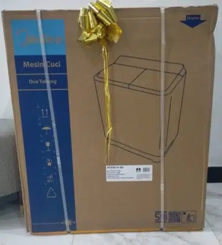 Jual mesin cuci baru 2 tabung