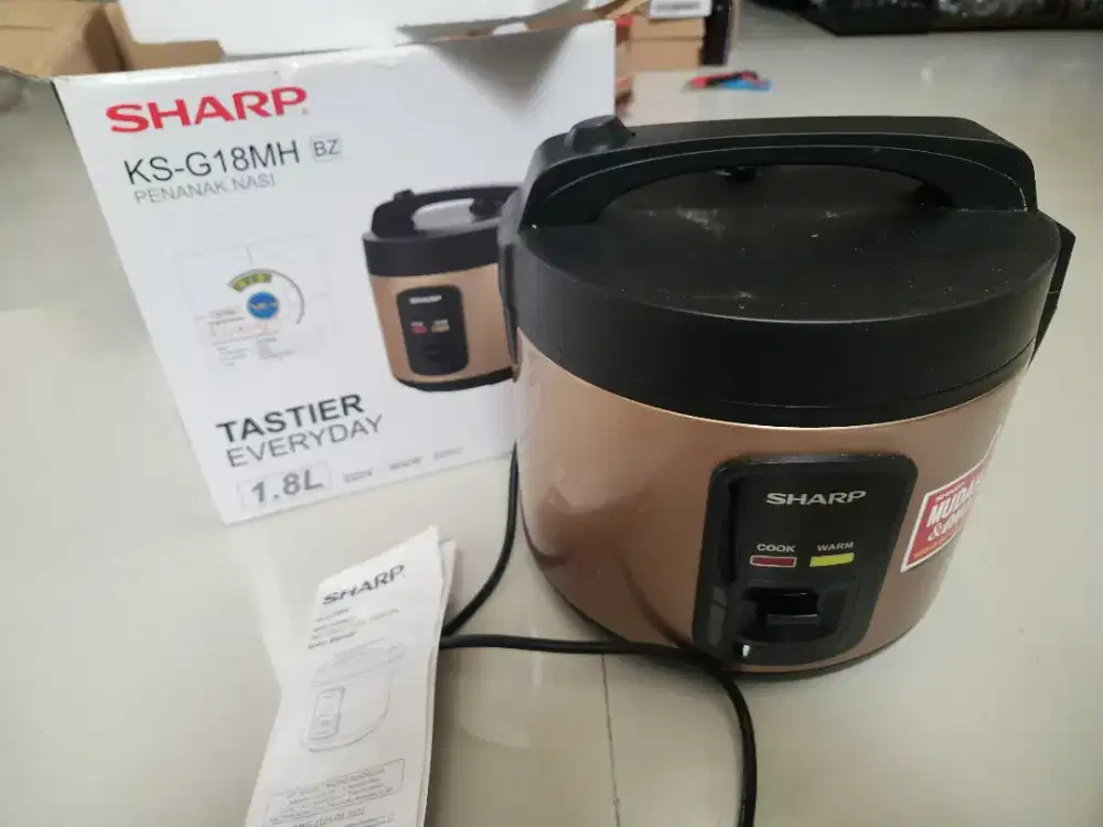 Rice Cooker SHARP 1.8L KS-G18MH Bekas minus gak ada pancinya