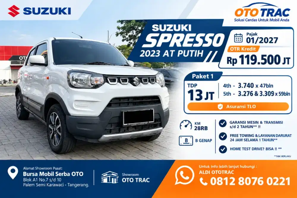 PALING MURAH ‼️ SUZUKI SPRESSO 2023 AT PUTIH