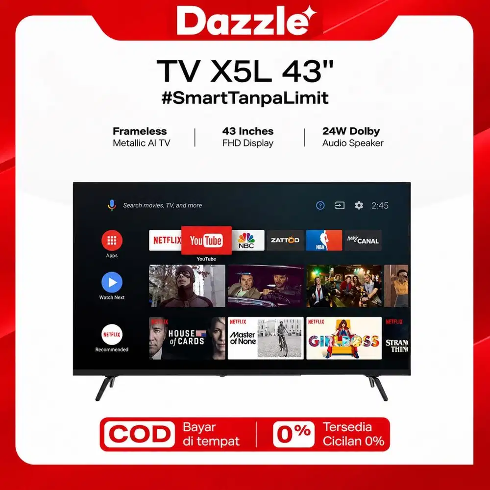SMART TV INFINIX 43In FHD