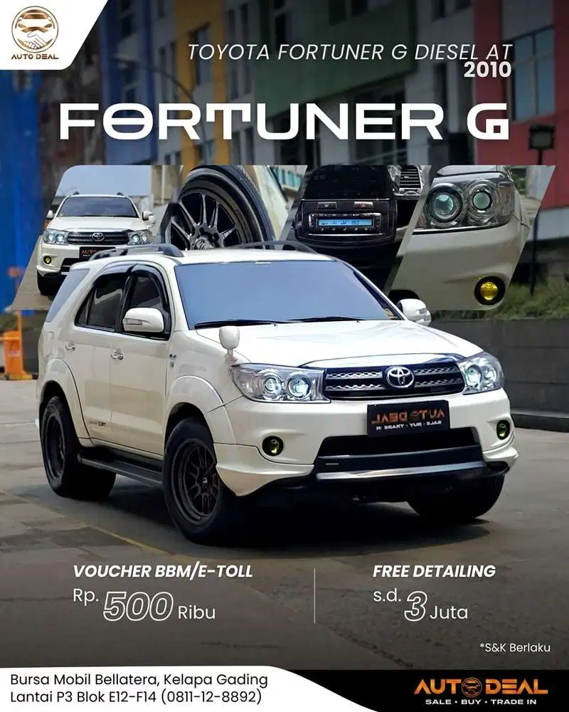 Toyota Fortuner G Diesel AT 2010