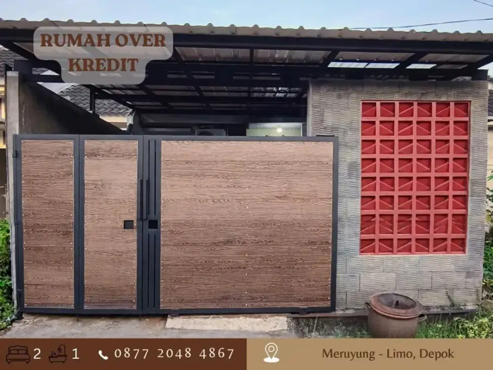 Jual Take Over Rumah 98JT Meruyung Limo Depok dekat Tol