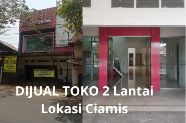 DIJUAL Toko 2 Laintai Lokasi Ciamis Jalan Nasional Tanpa Perantara