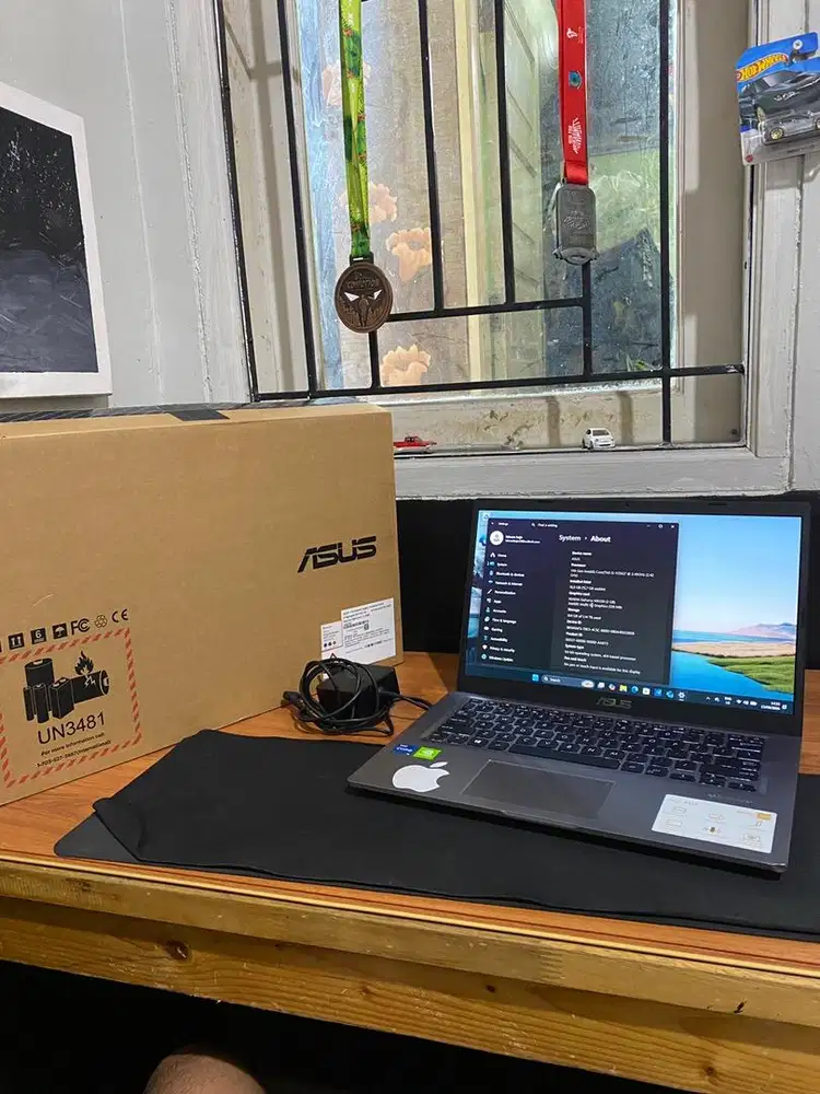Di jual laptop ASUS x415 - i5 Gen 11, RAM 16GB, NVIDIA MX330 2GB