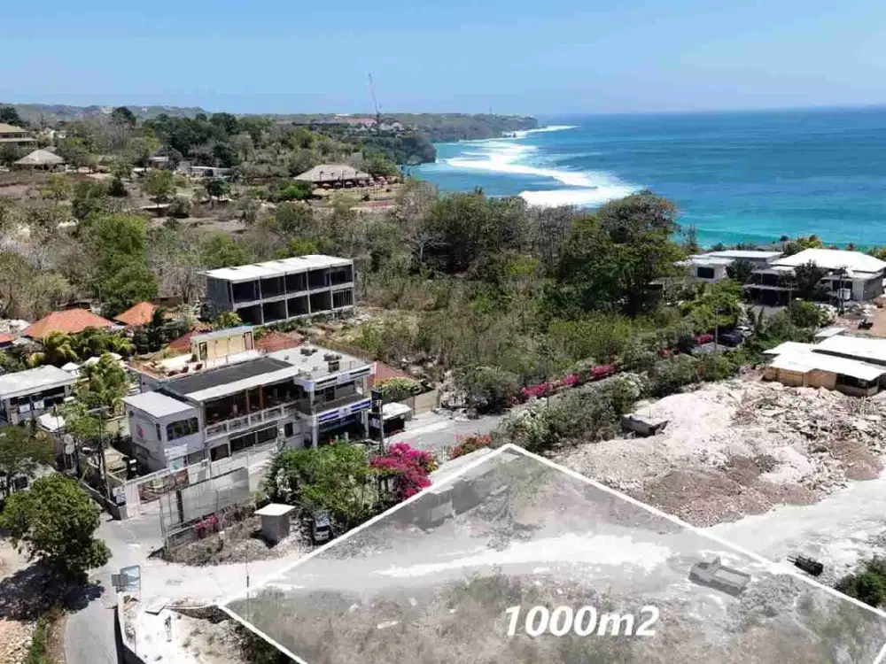TANAH OCEAN VIE DREAMLAND BEACH PECATU KUTA SELATAN BALI