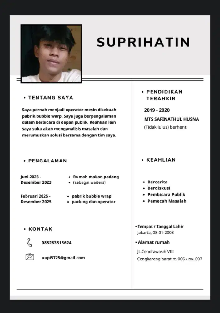 mencari pekerjaan