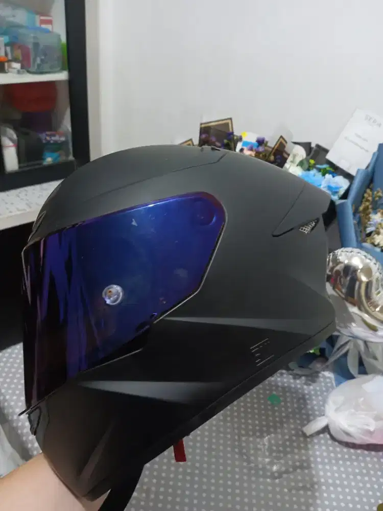 KYT TT COURSE matt black + visor