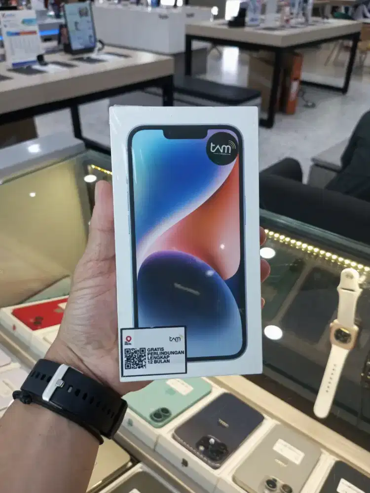 Cicilan iPhone 14 128gb garansi resmi iBox tanpa kartu kredit dan DP
