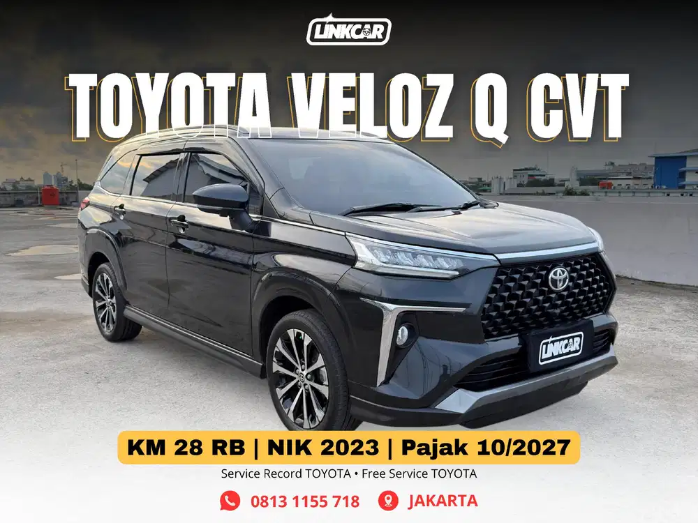 [KM 28rb] Toyota Veloz Q CVT AT 2023